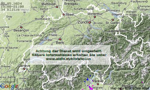 闪电 瑞士 19:00 UTC 5月9日