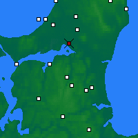 Nearby Forecast Locations - 奥尔堡 - 图