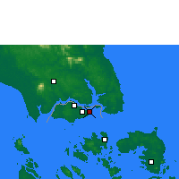 Nearby Forecast Locations - 新加坡 - 图