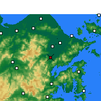 Nearby Forecast Locations - 奉化 - 图