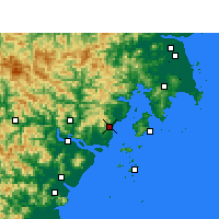 Nearby Forecast Locations - 乐清 - 图