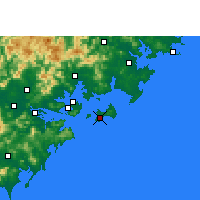 Nearby Forecast Locations - 福建金山 - 图