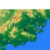 Nearby Forecast Locations - 普宁 - 图