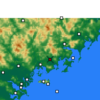 Nearby Forecast Locations - 诏安 - 图