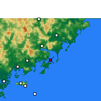 Nearby Forecast Locations - 东山 - 图