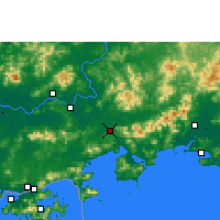 Nearby Forecast Locations - 惠东 - 图