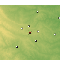 Nearby Forecast Locations - 奧克拉荷馬 - 图