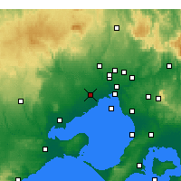 Nearby Forecast Locations - 墨尔本 - 图