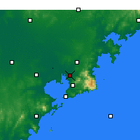 Nearby Forecast Locations - 青岛机场 - 图