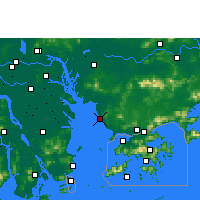 Nearby Forecast Locations - 深圳机场 - 图