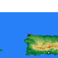 Nearby Forecast Locations - 阿瓜迪亚 - 图