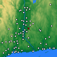 Nearby Forecast Locations - 曼徹斯特 - 图