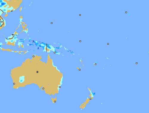 3小时降水量 Vanuatu!