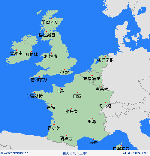 一览表  欧洲 预报图