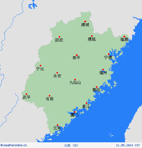 公路  中国 预报图