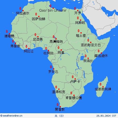 风  非洲 预报图