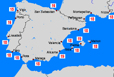 West Mediterranean 水温图