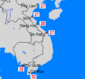 Vietnam 水温图
