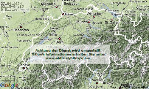闪电 瑞士 02:15 UTC 4月27日
