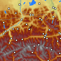 Nearby Forecast Locations - 基茨比厄爾 - 图