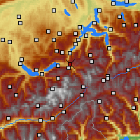 Nearby Forecast Locations - 哈斯利貝格 - 图