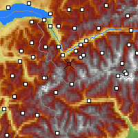 Nearby Forecast Locations - Champex - 图