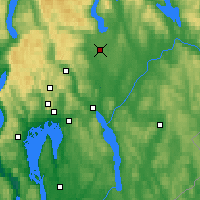Nearby Forecast Locations - Gardermoen - 图