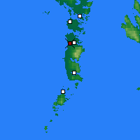 Nearby Forecast Locations - 南尤伊斯特岛 - 图