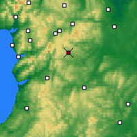 Nearby Forecast Locations - Lake Vyrnwy - 图