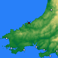 Nearby Forecast Locations - 卡迪根 - 图