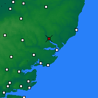 Nearby Forecast Locations - 伊普斯威奇 - 图