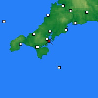 Nearby Forecast Locations - 利泽德角 - 图