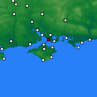 Nearby Forecast Locations - 朴次茅斯 - 图
