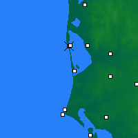 Nearby Forecast Locations - Hvide Sande - 图