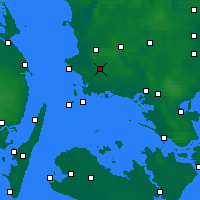Nearby Forecast Locations - Flakkebjerg - 图