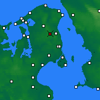 Nearby Forecast Locations - Sjaelsmark - 图