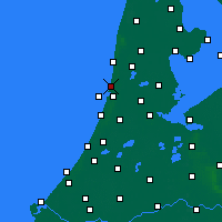 Nearby Forecast Locations - Wijk aan Zee - 图