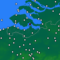 Nearby Forecast Locations - Hansweert - 图