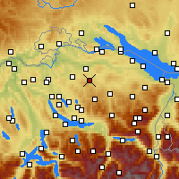 Nearby Forecast Locations - 維爾 - 图