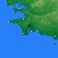 Nearby Forecast Locations - 坎佩尔 - 图