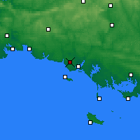 Nearby Forecast Locations - 洛里昂 - 图