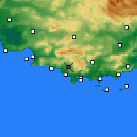 Nearby Forecast Locations - 莱卡斯泰莱 - 图