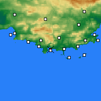 Nearby Forecast Locations - 土伦 - 图