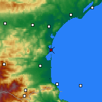 Nearby Forecast Locations - 勒卡特 - 图