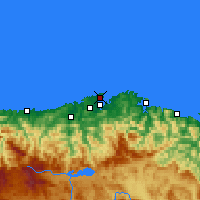 Nearby Forecast Locations - 桑坦德 - 图
