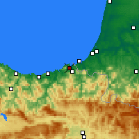 Nearby Forecast Locations - 富恩特拉比亚 - 图