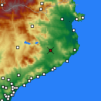 Nearby Forecast Locations - 赫罗纳 - 图