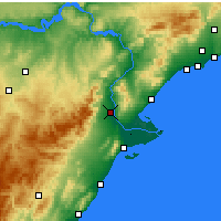 Nearby Forecast Locations - 托尔托萨 - 图
