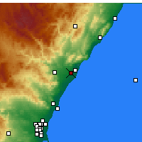 Nearby Forecast Locations - 卡斯特利翁-德拉普拉納 - 图