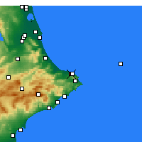 Nearby Forecast Locations - 卡拉瓦卡德拉克鲁斯 - 图